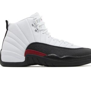 Jordan 12s black and white
